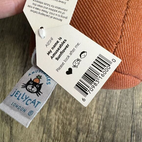 Jellycat Amuseables Sunflower  NEW! FAST SHIP Easter Gift for Her Spring - Picture 11 of 11